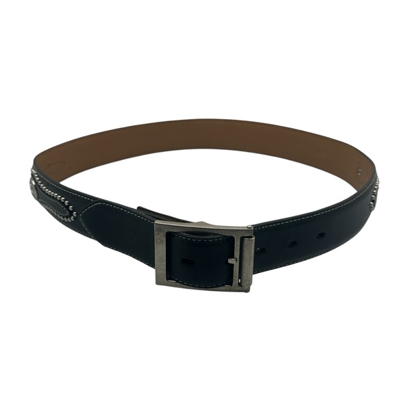 Nocona Belt Co Other - Nocona Men's 34 Belt Black Leather Western Cowboy Texas Star Studded N2479201